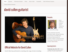 Tablet Screenshot of cullenguitar.com